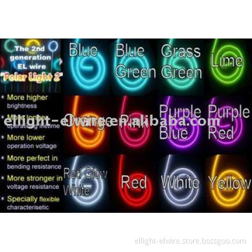 EL WIRE,EL cable,EL light ,el flash dog's rope